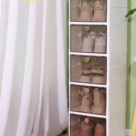 رفوف احذية مكونة من 5 طبقات قابلة للطي بسهوله 880-1