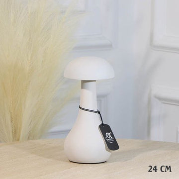 تحفة شكل فطر 24سم ابيض WT-25604B نحاس هندي %ه11